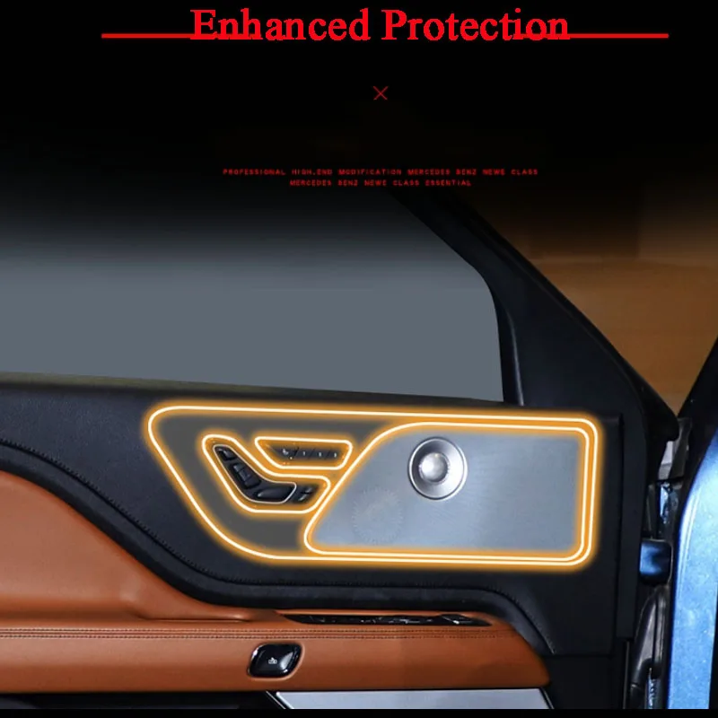 for lincoln aviator 2020 car tpu film dashboard navigation screen protector film interior decoration sticker auto accessories free global shipping