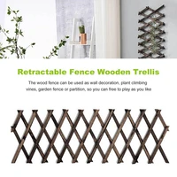 garden lattice fence panel trellis expanding wooden plant support fence household small courtyard decorated with guardrail