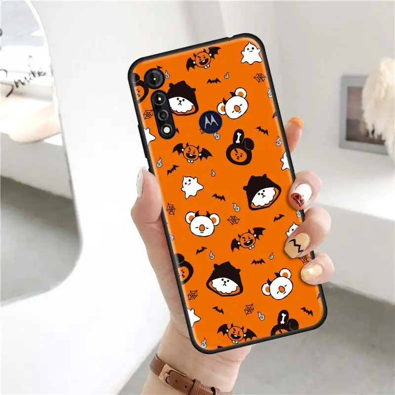 

Halloween Case for Motorola Moto G8 Play G 5G Power Lite E6s Stylus One Hyper Edge Fusion Plus TPU Phone Cover
