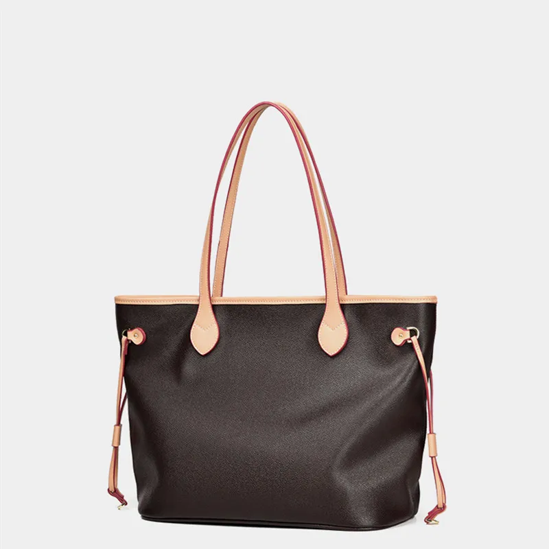 

Женская простая вместительная сумка-тоут, новинка 2022, Высококачественная текстурная сумка на одно плечо, повседневные сумки-мешки Neverful