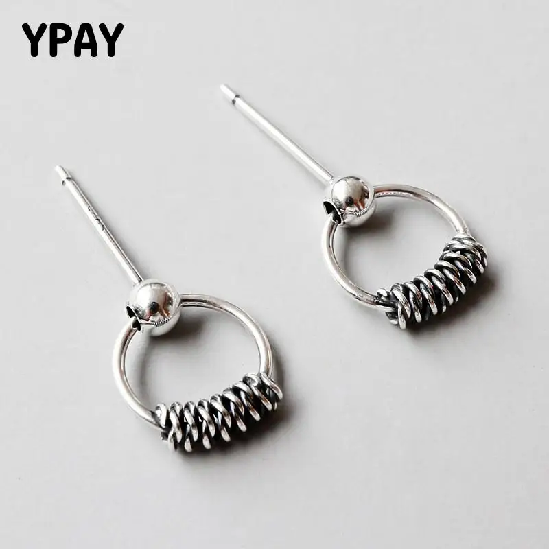 

Женские серьги-гвоздики из серебра 100% пробы, YPAY