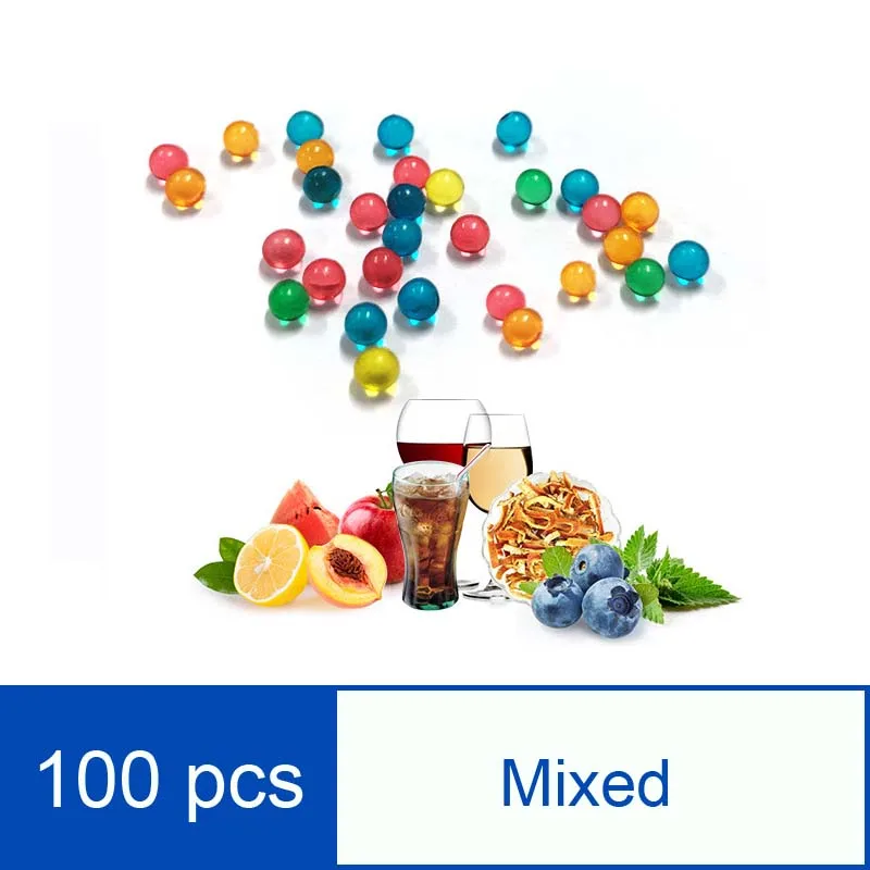 100 шт. всасывающие бусины фильтры для сигарет держатель с фруктовым вкусом сигар