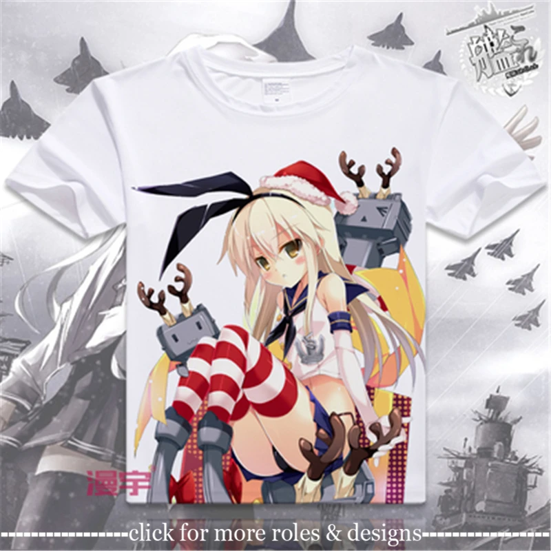 

Футболка унисекс с коротким рукавом для косплея из Коллекции Kantai