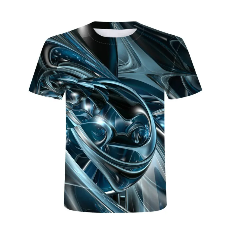 Футболка с круглым вырезом коротким рукавом и 3D-принтом | Мать ребенок