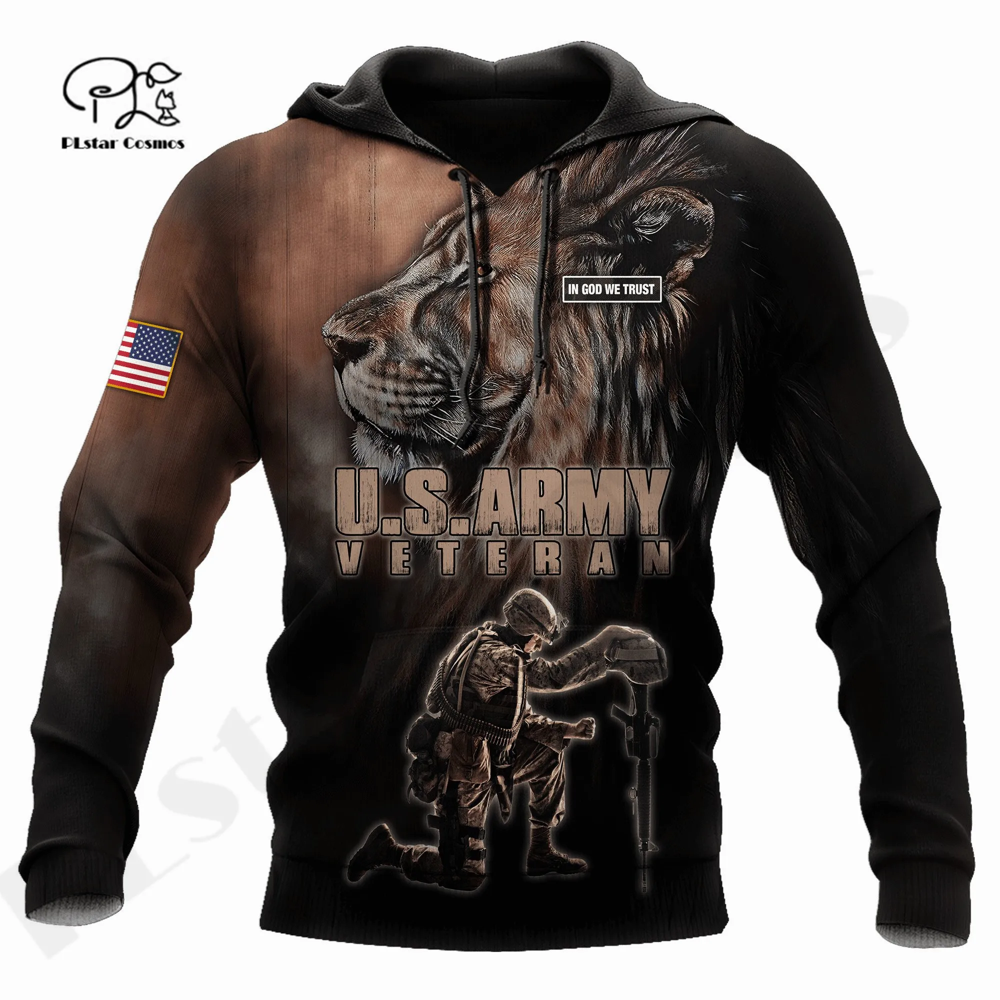 

PLstarCosmos 3DPrint Newest US Veteran Army Art Unique Men/Women Cozy Hrajuku Casual Streetwear Hoodies/Zip/Sweatshirt Style-19