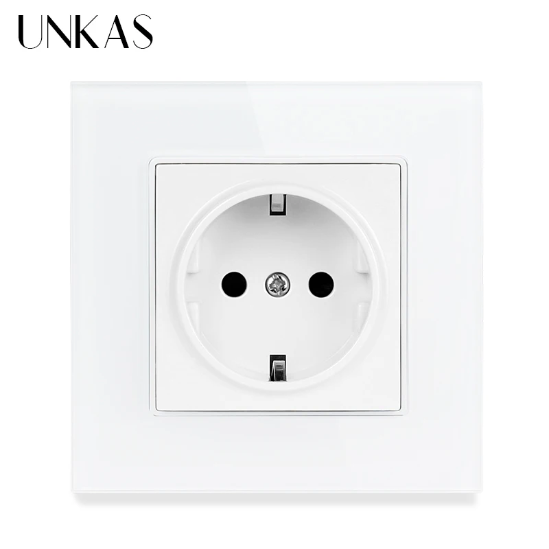 UNKAS Россия Испания настенная розетка стандарта ЕС двойной USB порт для зарядки