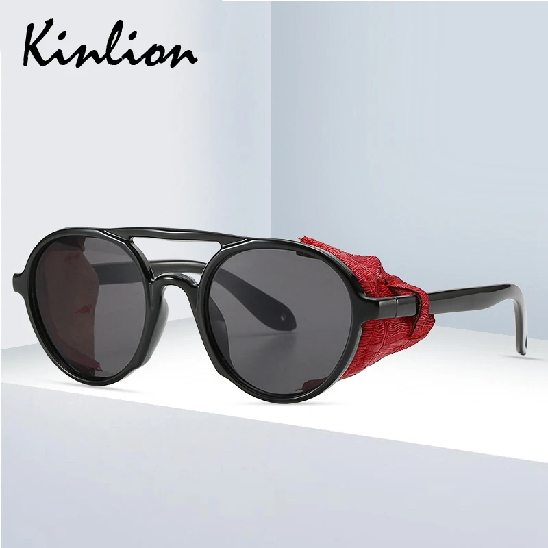 Kinlion ретро круглые пластиковые женские Винтажные Солнцезащитные большие