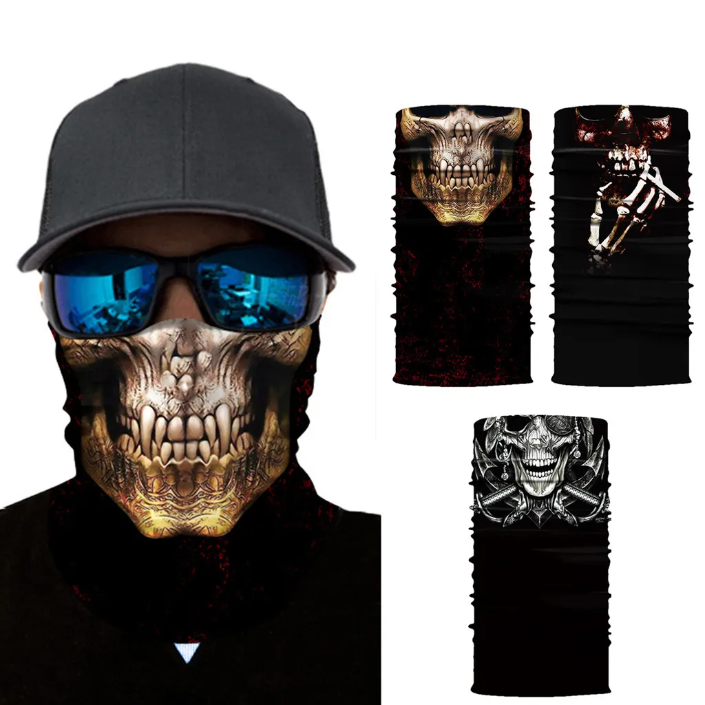 Уличный мотоциклетный головной платок маска для лица Теплая Лыжная повязка на