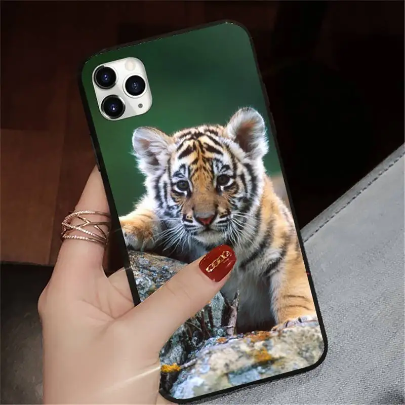 

tiger animal carcasa protective king Phone Case for iPhone 11 12 pro XS MAX 8 7 6 6S Plus X 5S SE 2020 XR