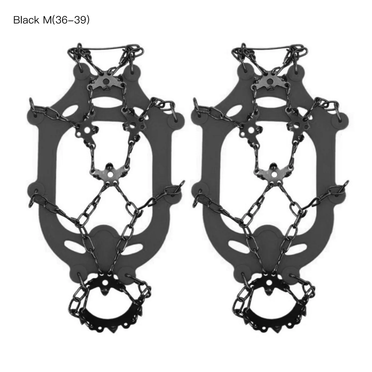 

18 Teeth Ice Snow Crampons Ice Gripper Spike Grips Anti-Slip Crampones Winter Walk Climbing Hiking Shoe Cover Cleats