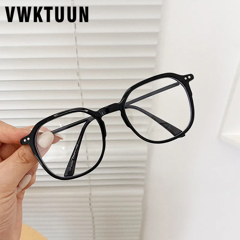 

Очки VWKTUUN с защитой от синего света, прозрачные оправы для очков для женщин и мужчин, оптические очки, квадратные очки, очки для близорукости