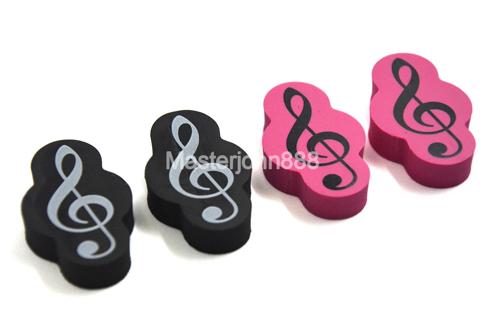 4 шт черный/розовое музыкальное пианино скрипичный ключ в виде скрипичного ключа