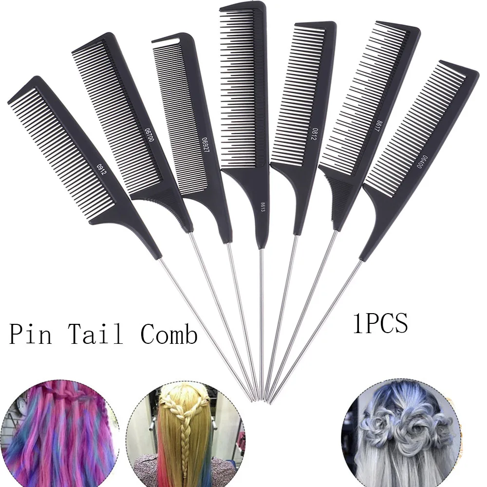 1 шт. термостойкая металлическая гребень для стрижки волос|Расчески| |