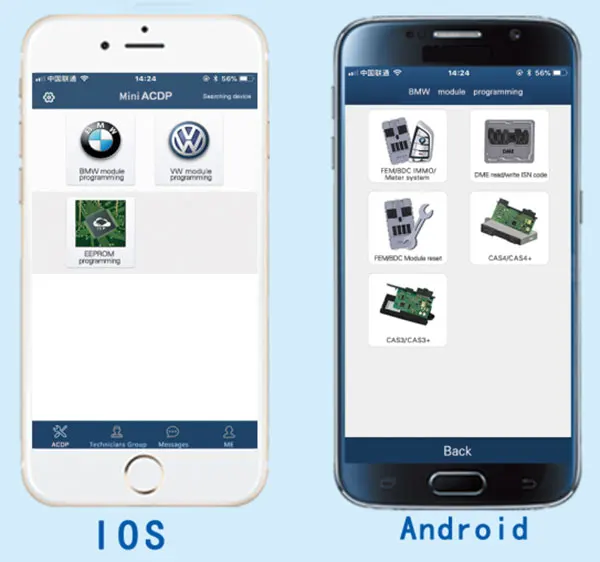 Yanhua Mini ACDP Программирование мастер Базовая конфигурация работает на ПК/Android/IOS с Wifi