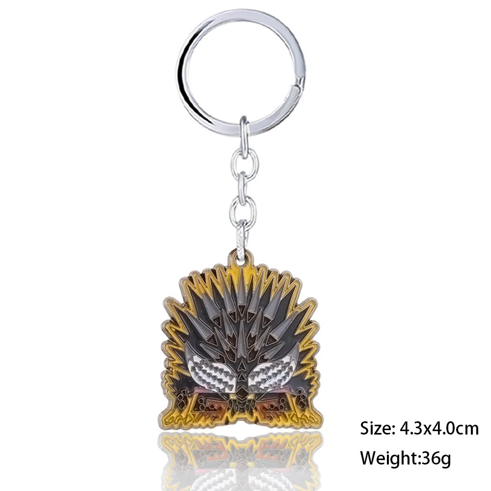

Fantasy Figurines Monster Hunter Gaming Peripherals Nergigante Key Buckle Model Pendant Toys Action Figures