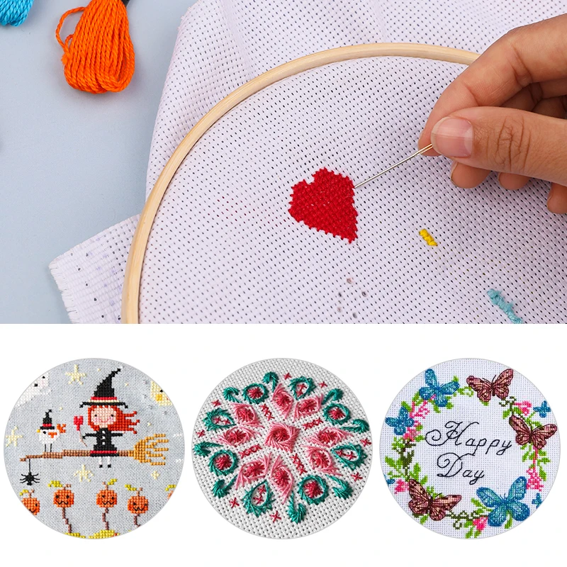 

Imzay 36-50 Multicolor Embroidery Thread Cross Stitch Floss Threads Cotton Sewing Skeins Kit DIY Sewing Tool