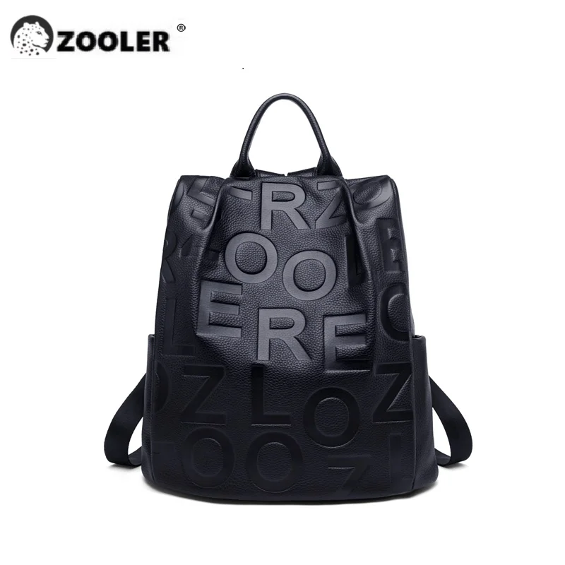 ZOOLER Quality Genuine Leather Backpack Women's Bag 2021 New Fashion Large Capacity Shoulder Backpack School Bags #YC226