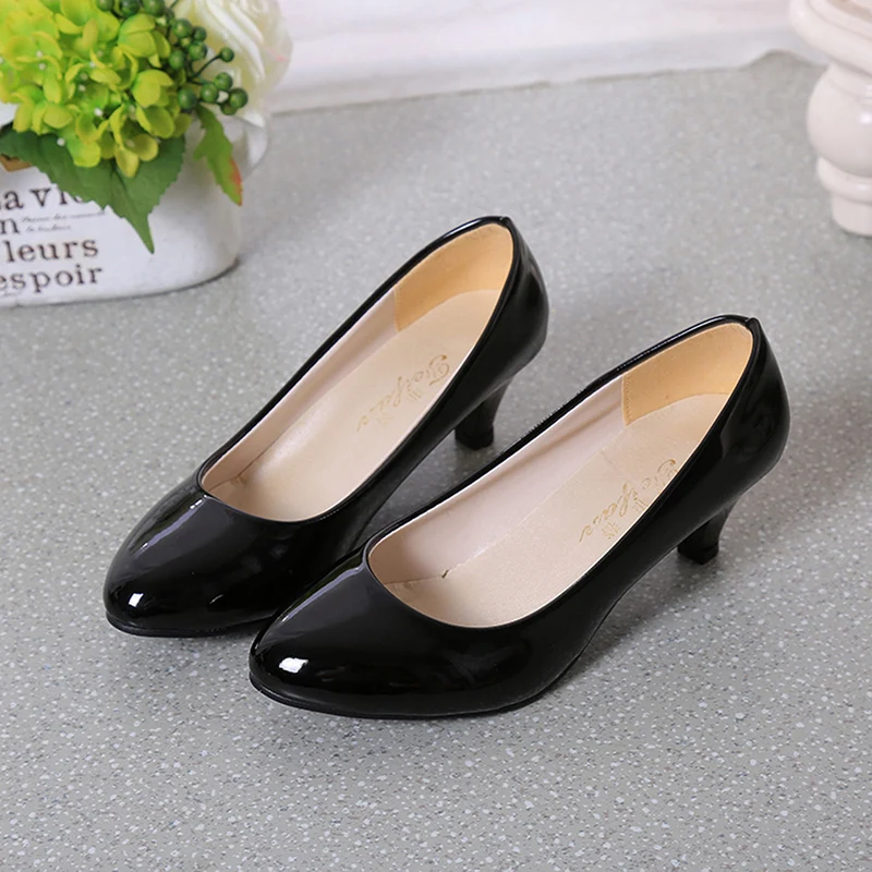 

Female Pumps Nude Shallow Mouth Women Shoes Fashion Office Work Wedding Party Shoes Ladies Low Heel Shoes Woman Autumn