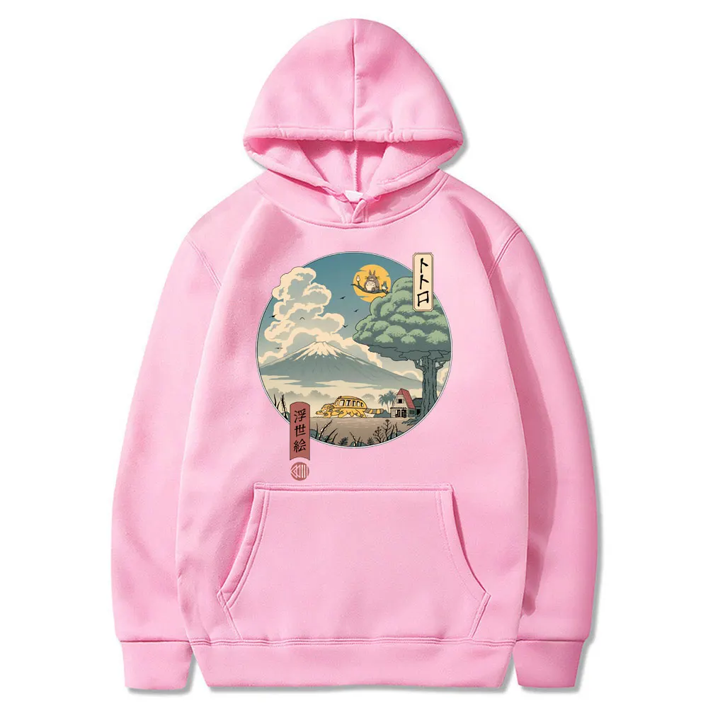 Толстовка в стиле Харадзюку С Капюшоном аниме Мой сосед Тоторо | Женская одежда
