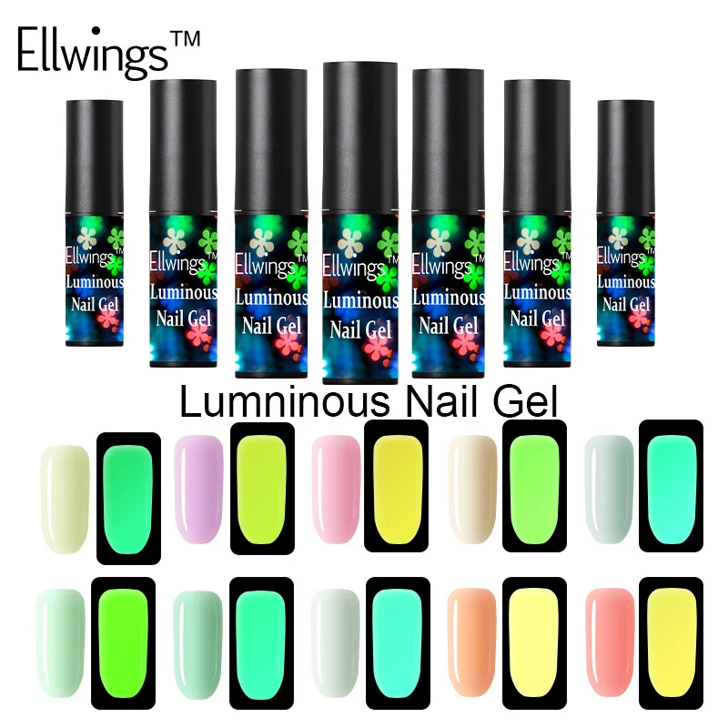 Светящийся Гибридный Гель лак для ногтей 6 мл долговечный Светодиодный УФ
