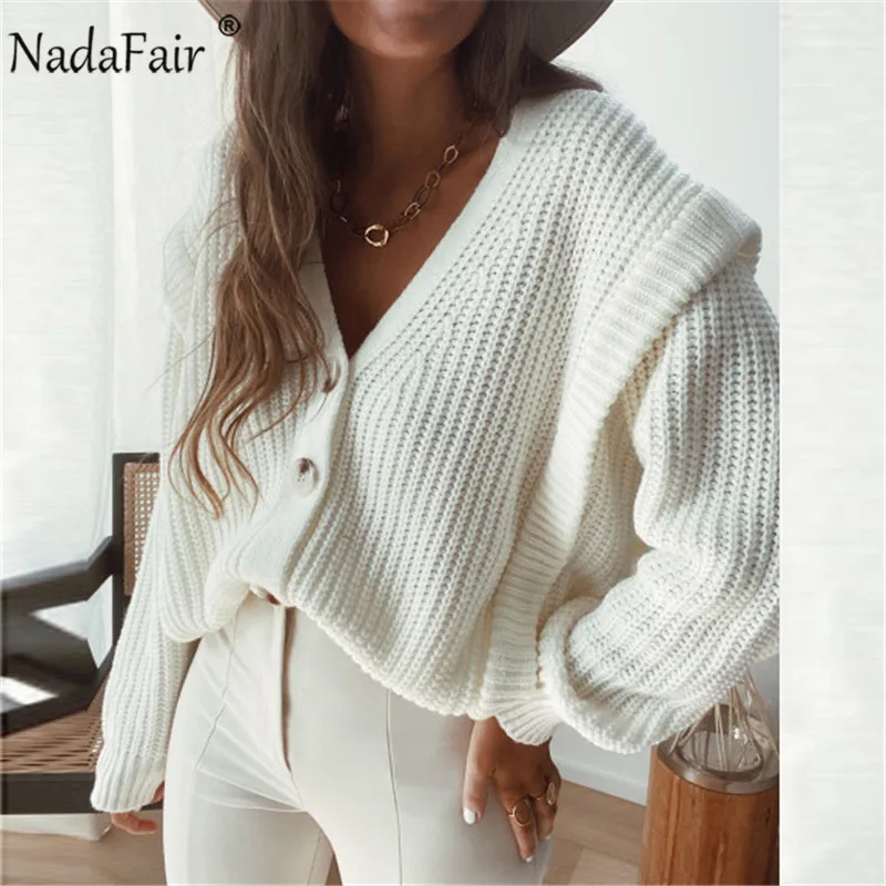 Свитер Женский вязаный оверсайз с V образным вырезом на осень/зиму| |