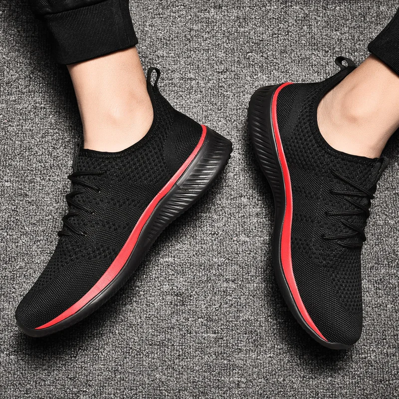 Мужская повседневная обувь Новинка Сетчатая мужская на шнуровке Легкие удобные