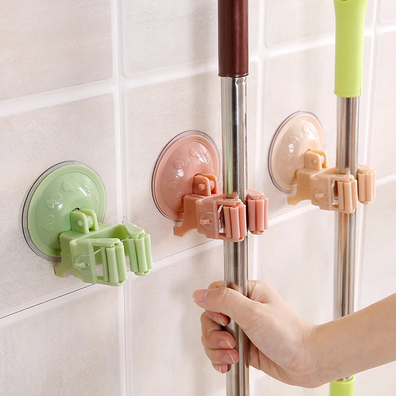 Многофункциональный держатель для швабры креативный Бесплатный штамповочный