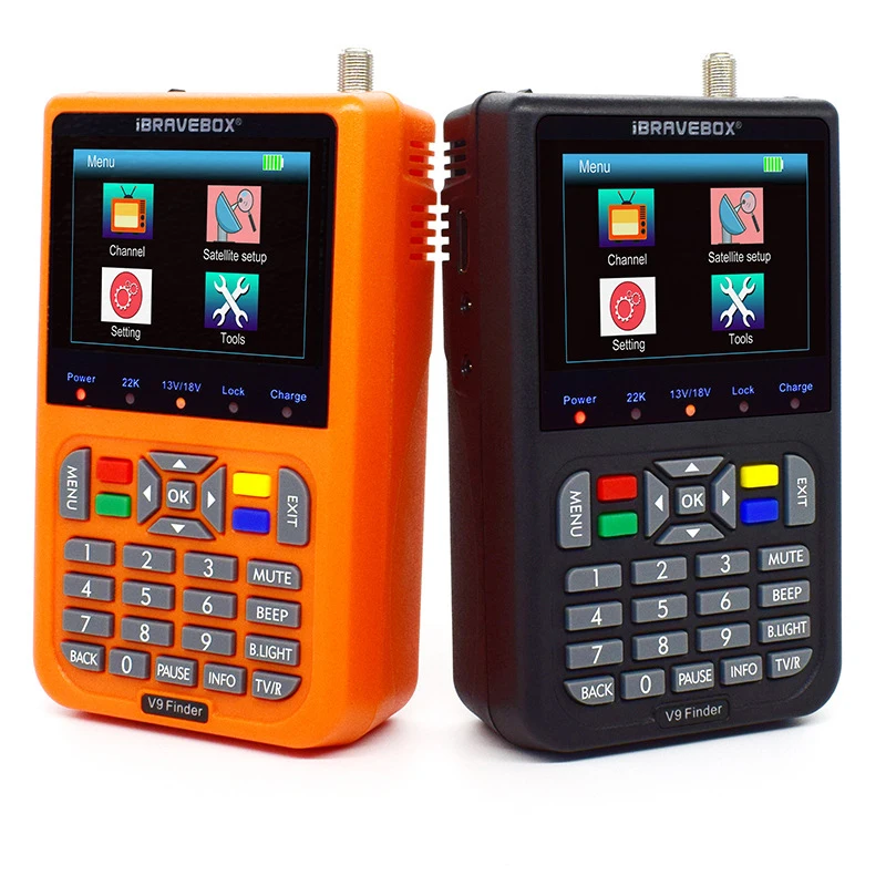 IBRAVEBOX V9 Finder цифровой спутниковый метр DVB S2 H.264/H.265 ЖК дисплей Дисплей Full HD 1080P