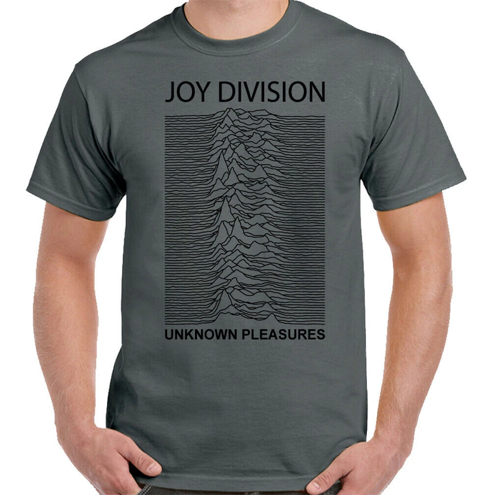 Joy Division Unknown Pleasures Футболка мужская 80-х группа Альбом Топ тройник свободный размер
