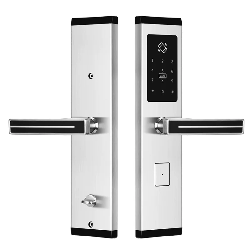 

Electronic smart card lock of apartment homestay Modern simple household remote intelligent door lock anti-theft password lock
