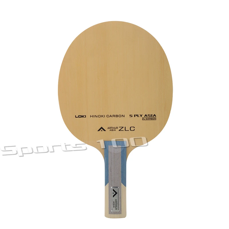 LOKI Arthur ASIA ZLC Table Tennis Blade Professional 5 Ply Hinoki Carbon Ping Pong Paddle Fast Attack Arc Table Tennis Bat