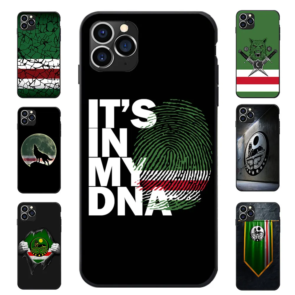 For XIAOMI 5 6 8 9 MAX MIX NOTE LITE PRO CC SE Chechen National Flag Coat Of Arms Map Theme Soft TPU Phone Back Cases | Мобильные