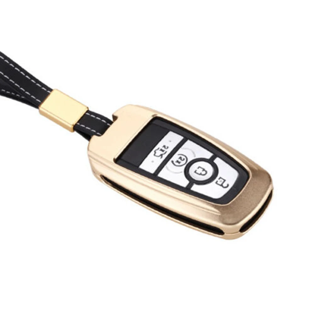 Черный красный серебристый золотистый PinkAluminum чехол для смарт ключа с