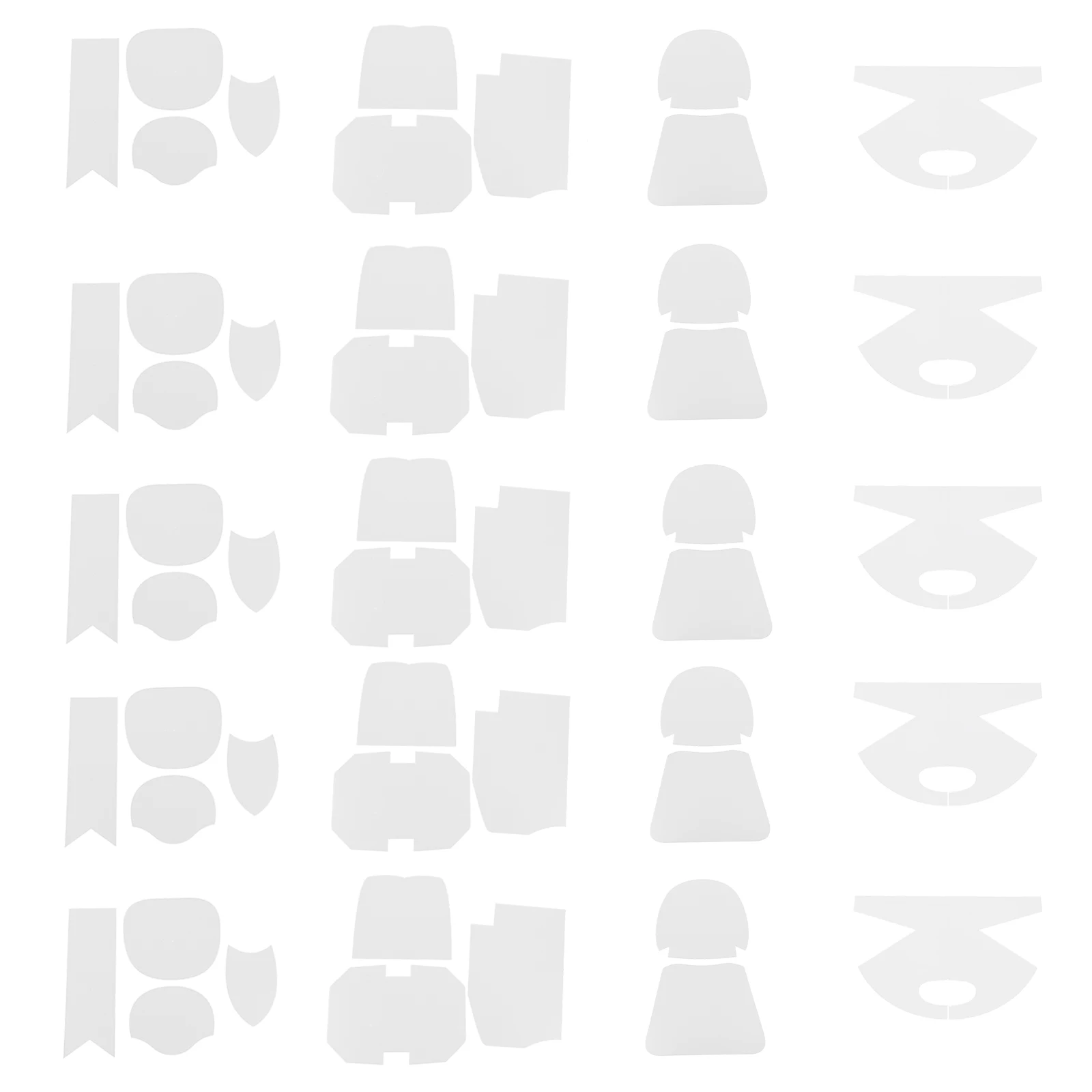 

45Pcs Quilting Template Handmade DIY Quilting Tool Acrylic Quilting Template for Home Tailor