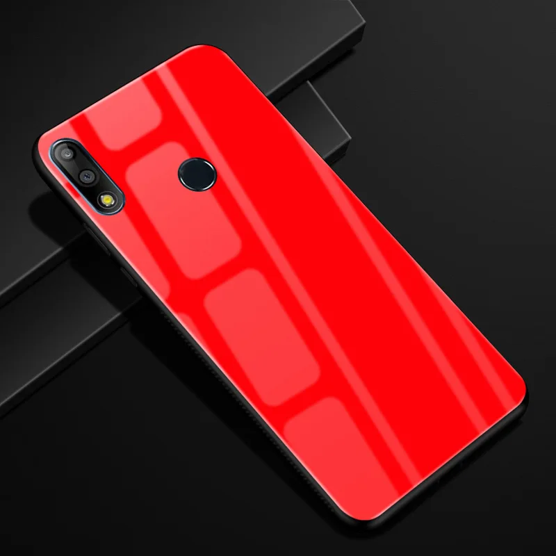 39 Для Asus Zenfone Max Pro M1 ZB601KL Чехол Жесткий PC стеклянный чехол для телефона черный ТПУ бампер чехол для Asus Zenfone Max Pro M1 ZB602KL - Цвет: 39