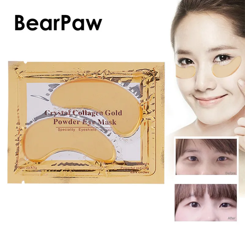 Увлажняющая маска для глаз 1/2/5 пар с кристаллами против старения сна морщин ухода