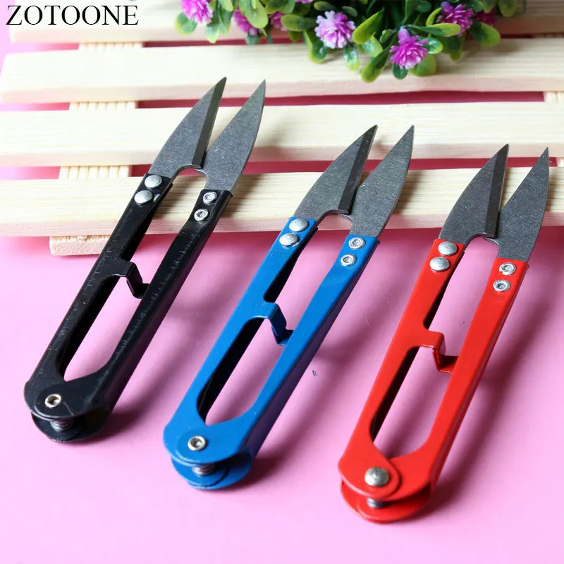 ZOTOONE 2 3*10 5 см V образные ножницы для отделки пряжи винтажные из нержавеющей стали