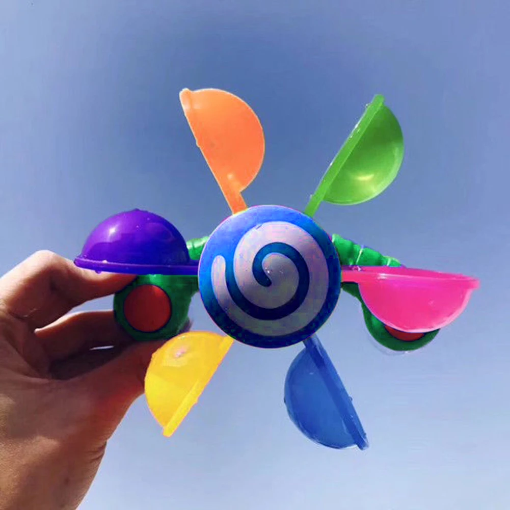 Colorful Waterwheel Bathing Sucker Bathtub Water Spray Play Set Shower Sprinkler Toy Baby Bath Toys For Kids Toddler Children