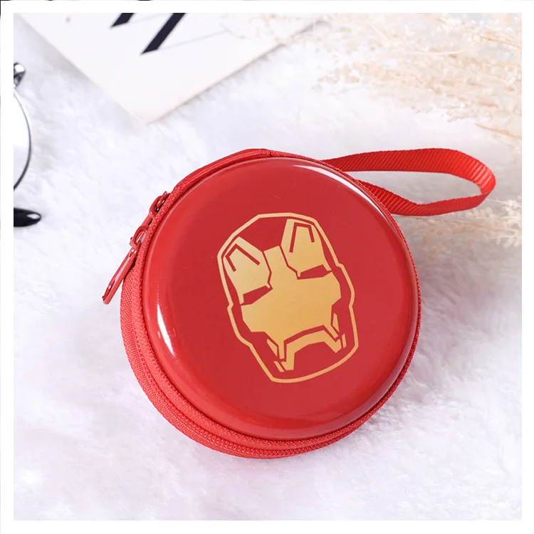 

Disney Marvel Heroes Portable Zippered Coin Pouch Primary And Secondary School Student Boy Children's Coin Purse Coin Purse