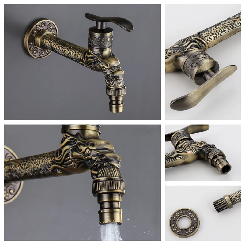 Zinc Alloy Faucet Garden Outdoor for Washing Machine Irrigation Hose Adapter Tap Connector Mixer Water Hardware | Обустройство дома