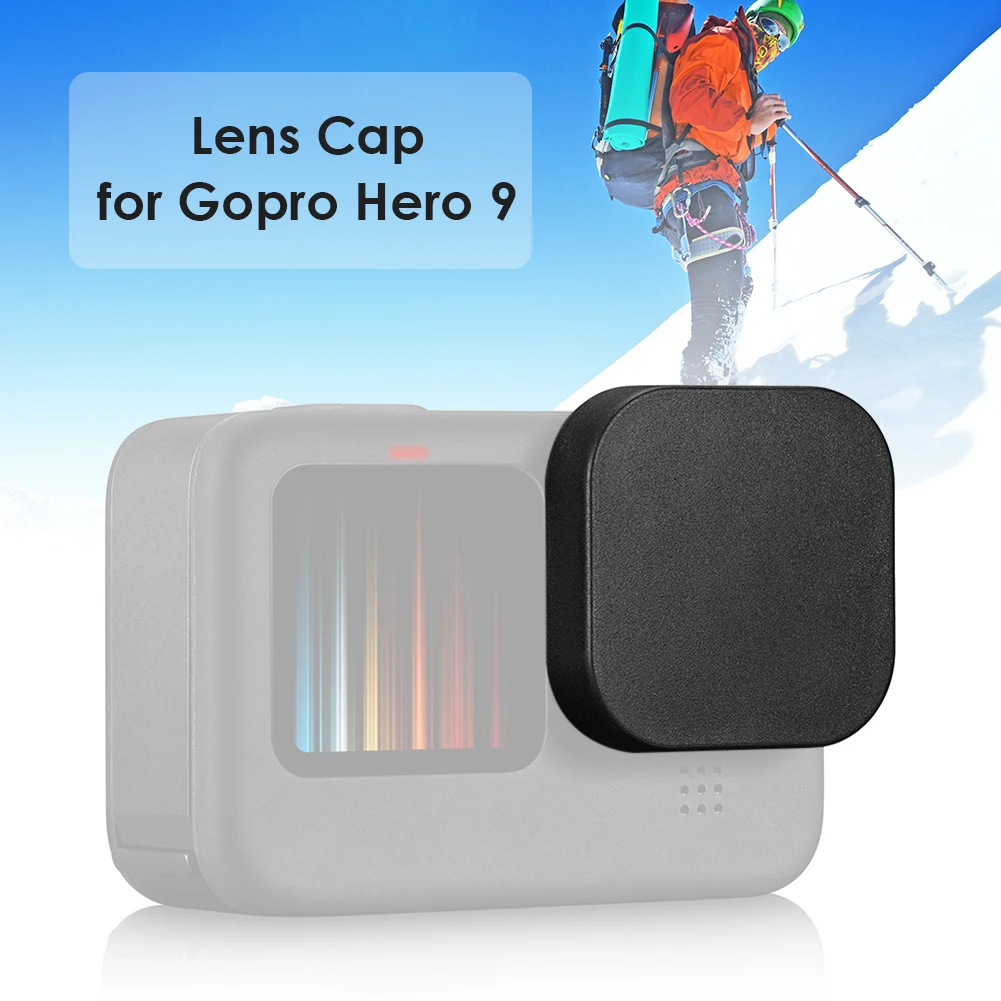 

Мягкая силиконовая крышка для объектива с защитой от падения для Gopro Hero 9, Черная защитная крышка, крышка для камеры, аксессуары для камеры