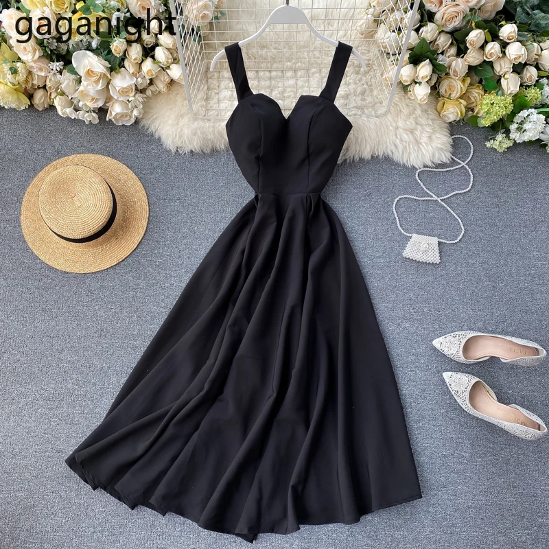 Gaganight элегантное женское вечернее облегающее платье без рукавов с открытой