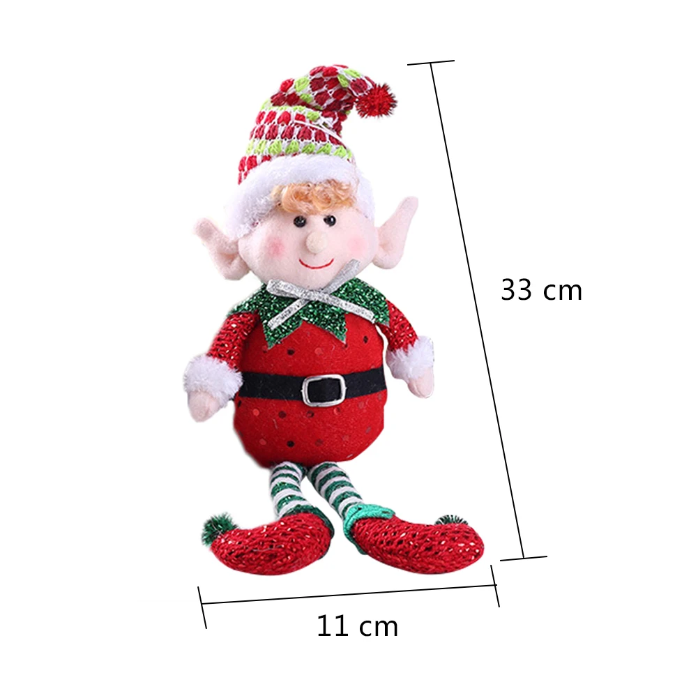 

Christmas Tree Decoration Long Legged Elf 33cm Doll Christmas Gifts Ornaments for Home Decor DIY Birthday Party Decor Cute Toys