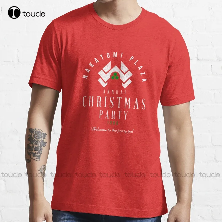 

Nakatomi Plaza Annual Christmas Party 1988 die hard christmas ho ho ho machine gun T-Shirt t-shirts for men digital printing