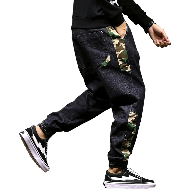 

Men Clothes 2020 Camouflage Collage Hip Hop Jeans Modis Jean Homme Japanese Streetwear Black Jeans Uomo Pants Denim Jogger Male