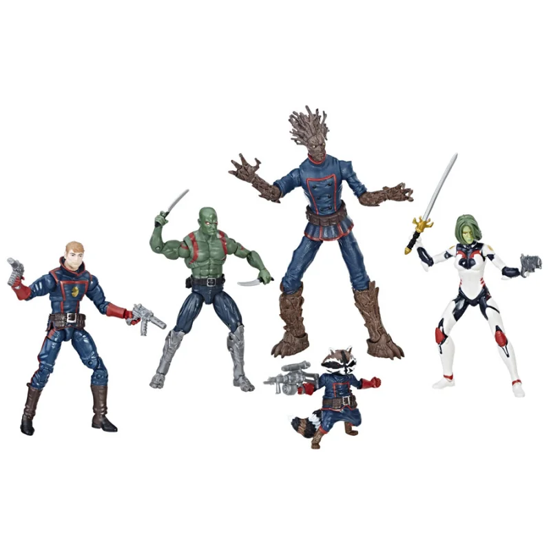 

10cm Hasbro marvel legends Guardians of the Galaxy Vol. 2 Star-Lord Groot Rocket Raccoon Gamora Action PVC Collection Model Toy