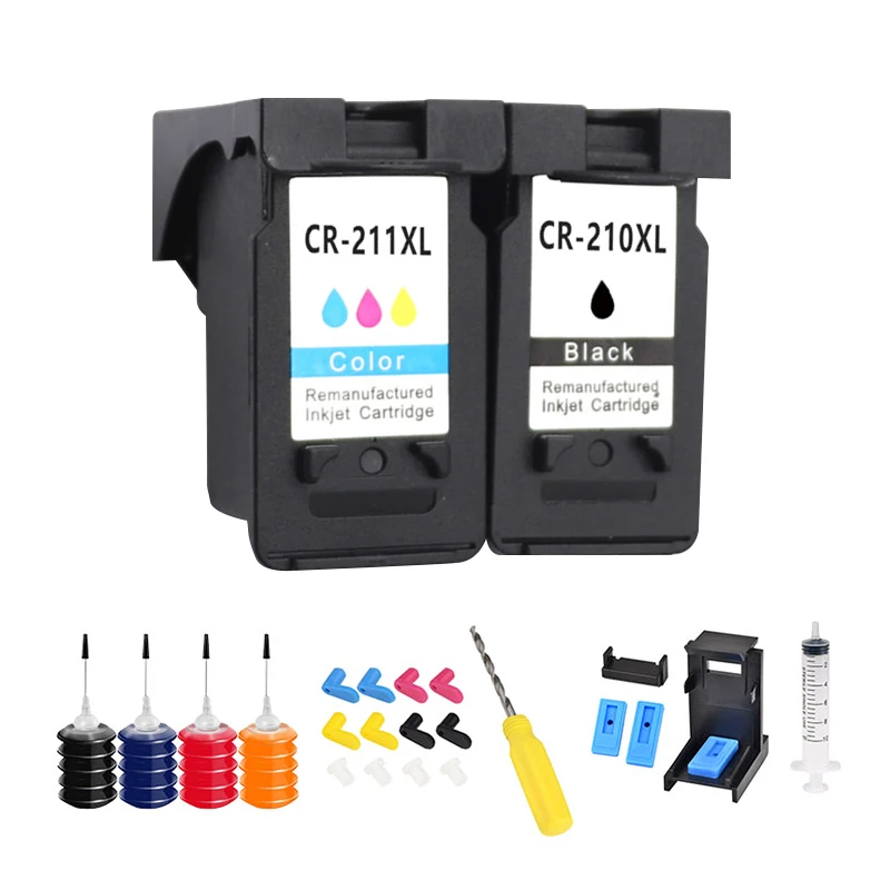 PG210 PG 210 CL211 XL чернильный картридж для принтера Canon CL 211 Pixma IP2700 IP2702 MP240 MP250 MP260 MP270