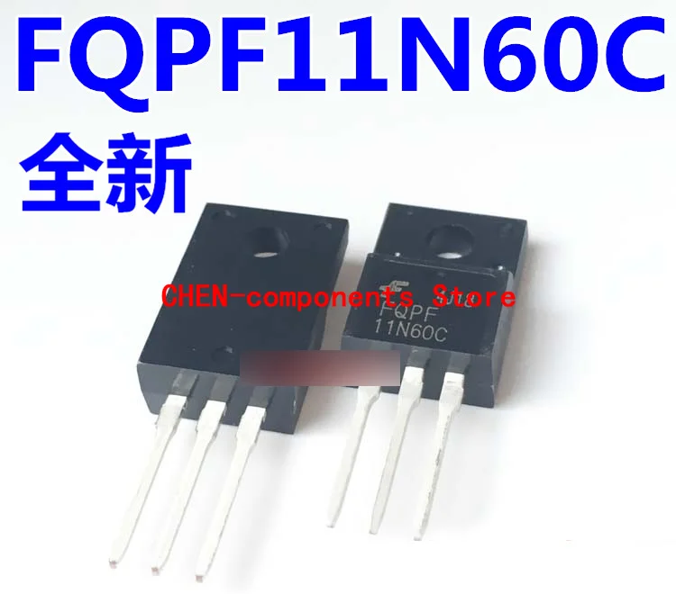 10 шт. новый транзистор FQPF11N60C 11N6 0C трубка с полевым эффектом TO220