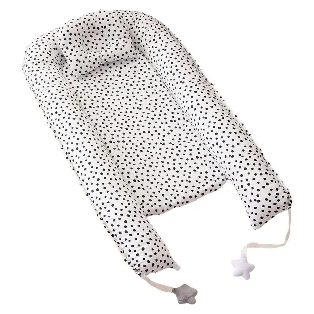 

Baby Lounger Polka Dot Baby Nest For Co-Sleeping Ultra Soft Portable Rainbow Newborn Lounger For Crib Bassinet Perfect Gift F