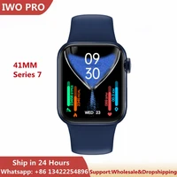 i7 mimi smart watch series 7 41mm music bluetooth call mini games diy dials heart rate smartwatch for men women for android ios